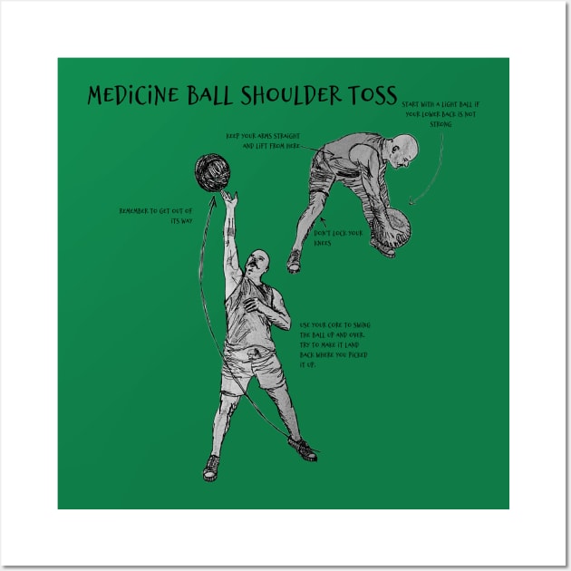 Medicine Ball Shoulder Toss Wall Art by DiPEGO NOW ENTERTAiNMENT